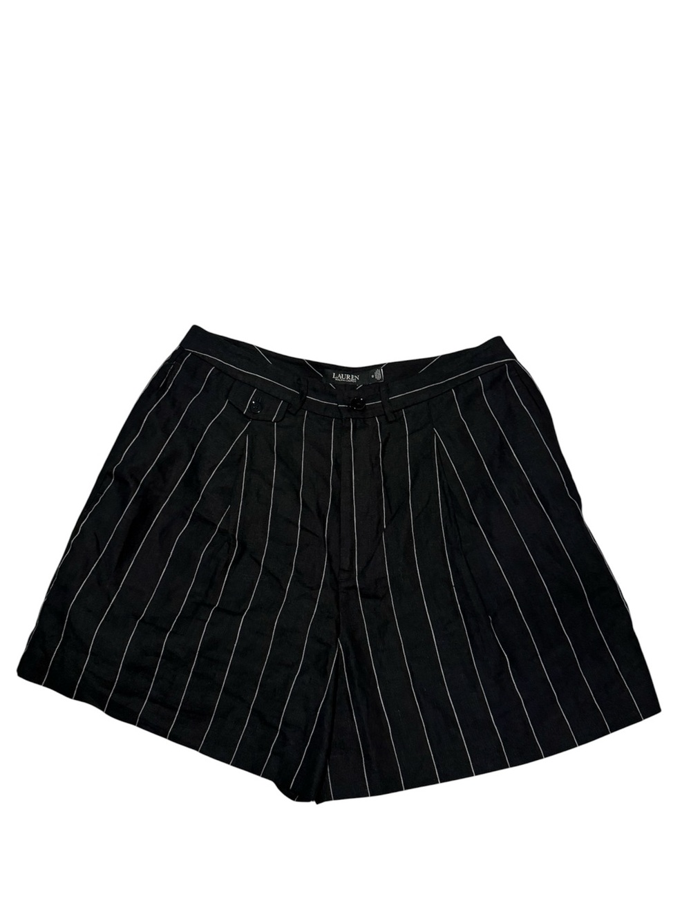 Lauren Ralph Lauren Black Pinstripe Women's Shorts